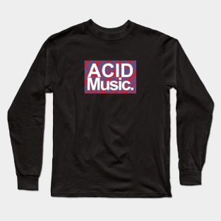 ACID MUSIC - BLUE RED EDITION Long Sleeve T-Shirt